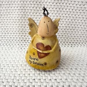 2003 August Moon Angel Heart Just Love Ceramic Figurine Dan DiPaolo Karen Good